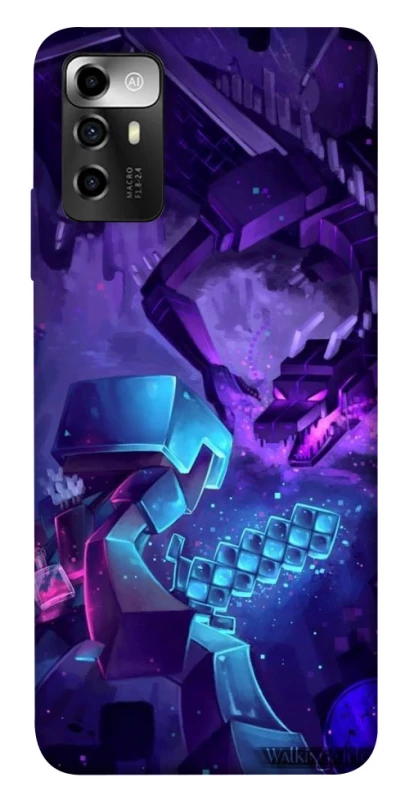 Чохол на ZTE Blade V40 Vita Minecraft dragon фото 1 з 1