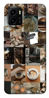 Чохол на Vivo Y15s Coffee collage ver.3 фото 1 з 1