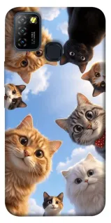Чехол на Infinix Hot 10 Lite Cats фото 1 из 1