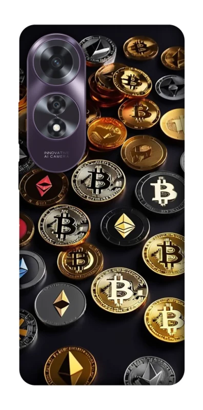 Чехол на Oppo A60 Many coins фото 1 из 1