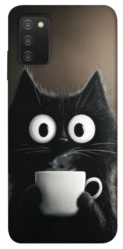 Чохол на Samsung Galaxy A03s morning cat фото 1 з 1