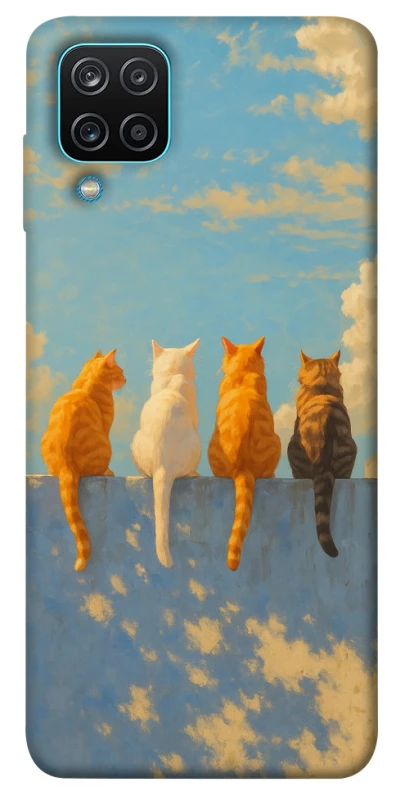 Чохол на Samsung Galaxy M12 cats on wall фото 1 з 1