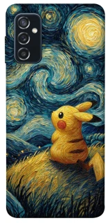 Чехол на Samsung Galaxy M52 Pikachu and Van Gogh фото 1 из 1