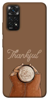 Чохол на Xiaomi Redmi Note 11 (Global) / Note 11S Thankful coffee фото 1 з 1