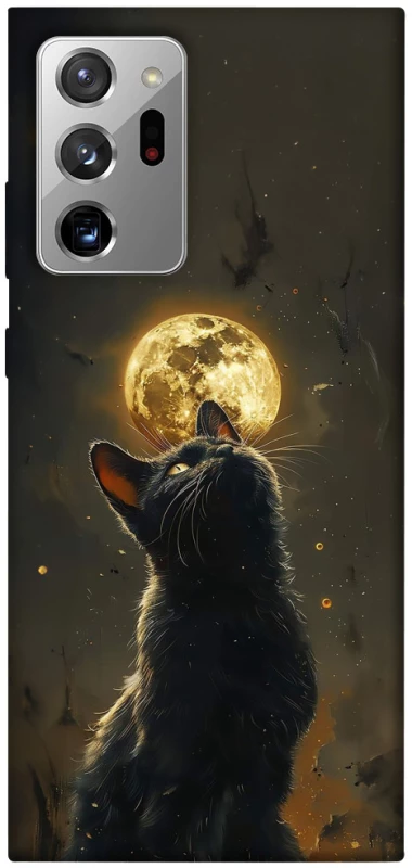 Чохол на Samsung Galaxy Note 20 Ultra Кіт під місяцем v2 фото 1 з 1