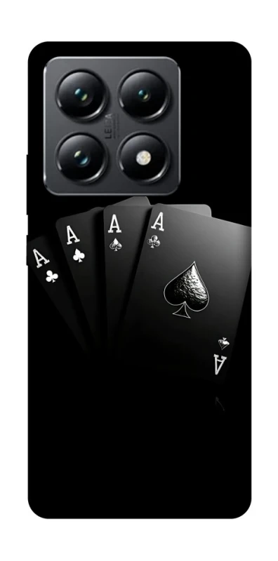 Чохол на Xiaomi 14T Pro Black Cards фото 1 з 1