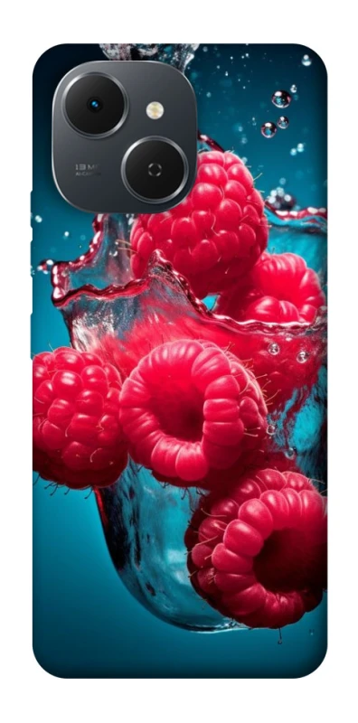 Чехол на TECNO Spark 40C Малинка в воде фото 1 из 1