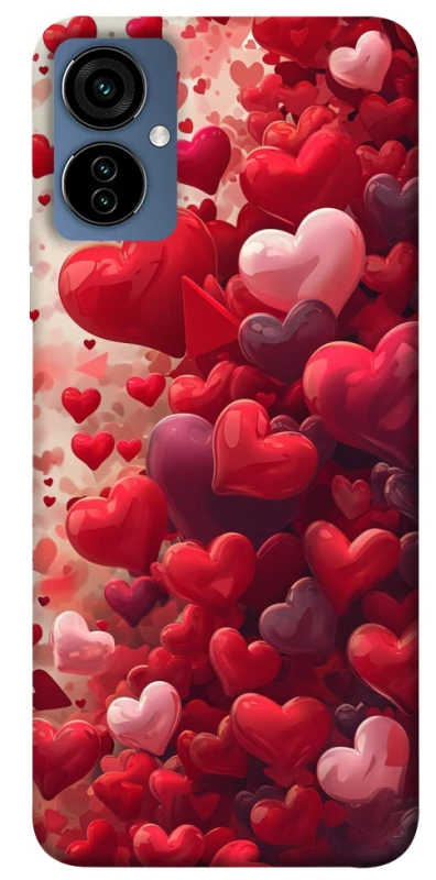 Чехол на TECNO Camon 19 Neo Many hearts фото 1 из 1