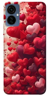 Чехол на TECNO Camon 19 Neo Many hearts фото 1 из 1