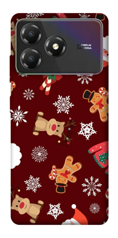 Чехол на ZTE Blade A36 Новогодний v6 фото 1 из 1