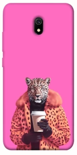 Чохол на Xiaomi Redmi 8a Леопард з кавою фото 1 з 1