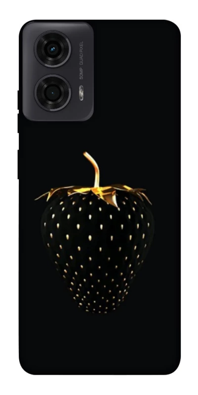 Чохол на Motorola Moto G24 Чорна полуниця фото 1 з 1