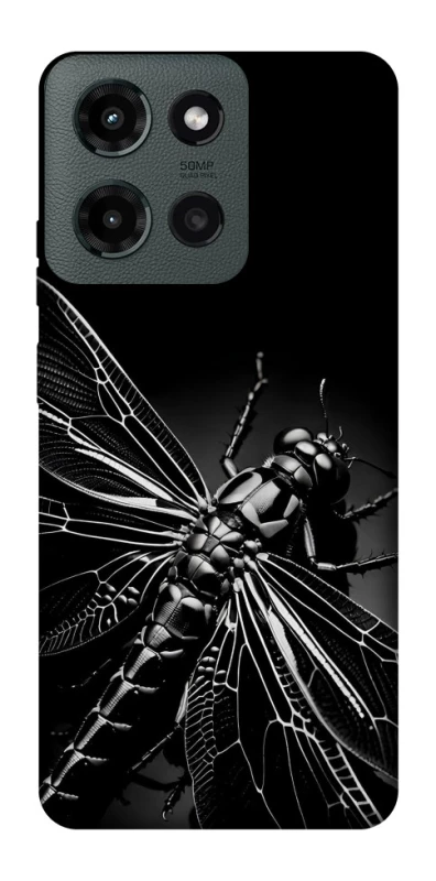 Чохол на Motorola Moto G Power (2025) Black dragonfly фото 1 з 1