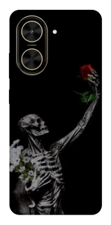 Чехол на Xiaomi Poco C71 Skeleton vs Rose фото 1 из 1