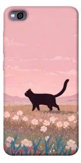 Чехол на Xiaomi Redmi 4a cat on a field фото 1 из 1