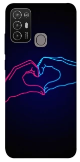 Чехол на ZTE Blade A52 Neon love фото 1 из 1