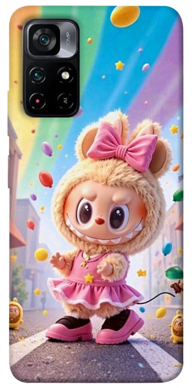 Чохол на Xiaomi Poco M4 Pro 5G Labubu rainbow фото 1 з 1