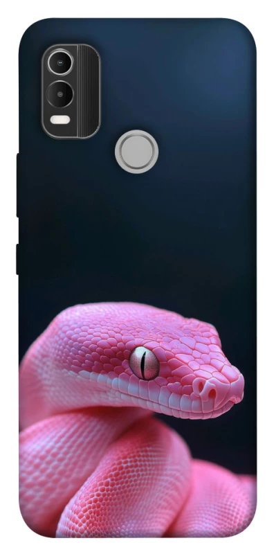 Чохол на Nokia C21 Plus Рожева змія фото 1 з 1