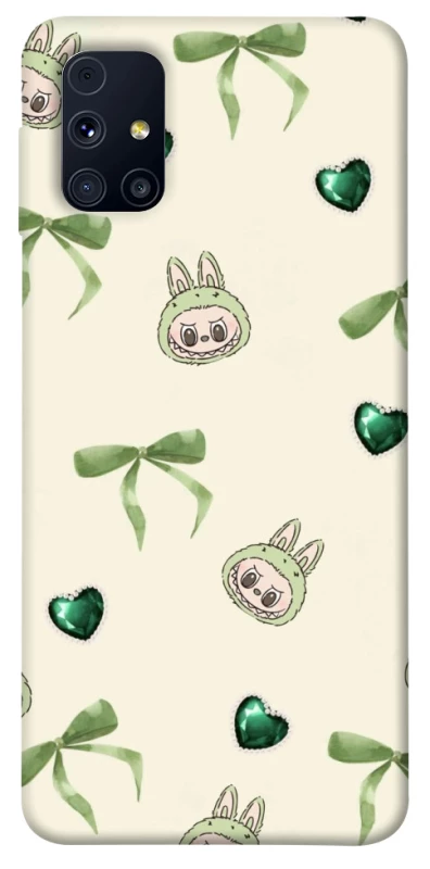 Чохол на Samsung Galaxy M31s Labubu Green Heart фото 1 з 1