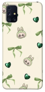 Чохол на Samsung Galaxy M31s Labubu Green Heart фото 1 з 1