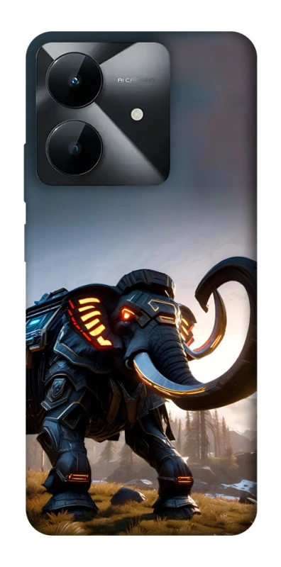 Чехол на Realme Note 60x Cyber ​​elephant фото 1 из 1