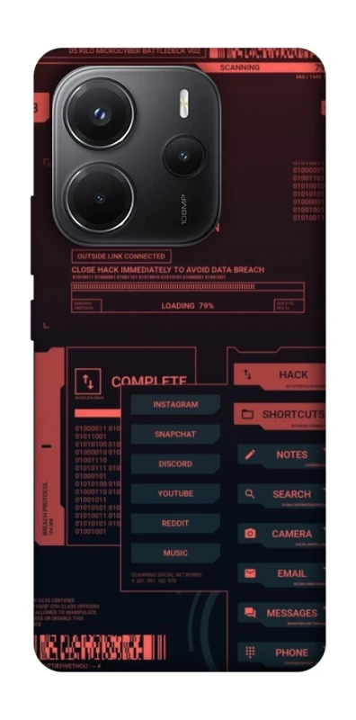 Чохол на Xiaomi Redmi Note 14 4G (Int. version) Attention фото 1 з 1