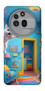 Чохол на Nothing Phone (3a) Pro crazy cat фото 1 з 1