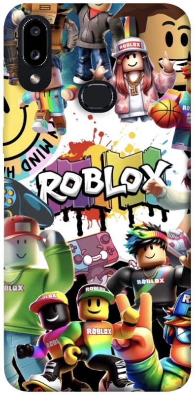 Чохол на Samsung Galaxy A10s Roblox Characters Collage фото 1 з 1