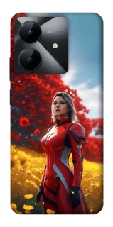 Чехол на Realme Note 60x Cyber space girl ver.5 фото 1 из 1