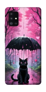 Чохол на Samsung Galaxy A51 5G Black cat фото 1 з 1