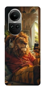 Чехол на Oppo Reno 10 Лев v2 фото 1 из 2