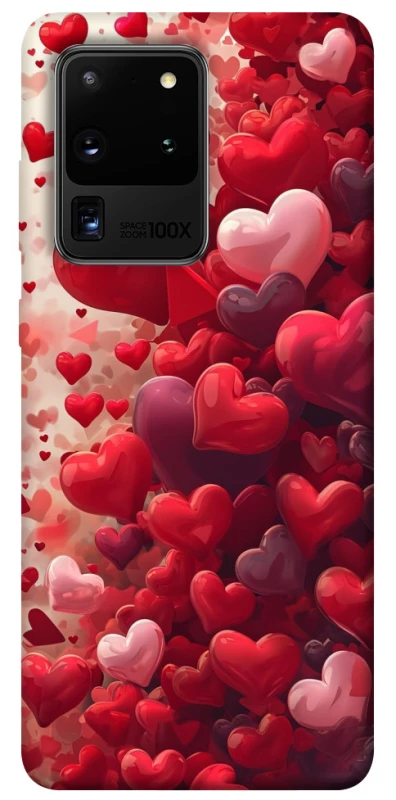 Чехол на Samsung Galaxy S20 Ultra Many hearts фото 1 из 1