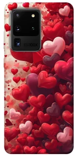 Чохол на Samsung Galaxy S20 Ultra Many hearts фото 1 з 1
