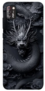 Чехол на TECNO POP 4 Pro black dragon фото 1 из 1