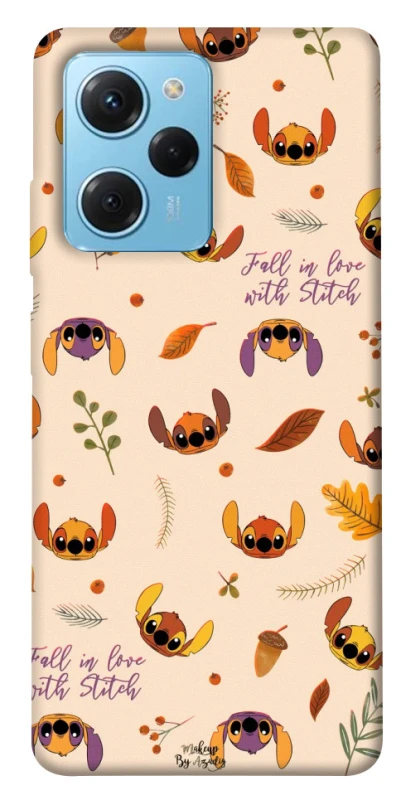 Чохол на Xiaomi Poco X5 Pro 5G Fall in love with Stitch фото 1 з 1