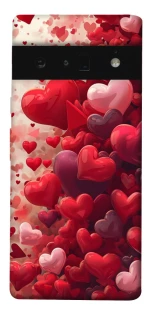 Чехол на Google Pixel 6 Pro Many hearts фото 1 из 1