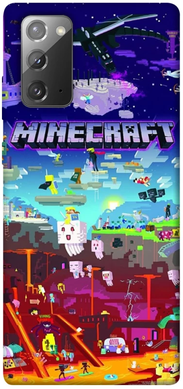 Чехол на Samsung Galaxy Note 20 Minecraft world фото 1 из 1