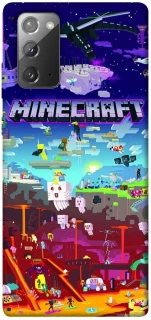 Чехол на Samsung Galaxy Note 20 Minecraft world фото 1 из 1