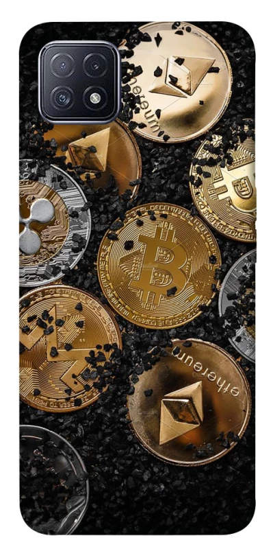 Чехол на Oppo A73 Many coins v2 фото 1 из 1