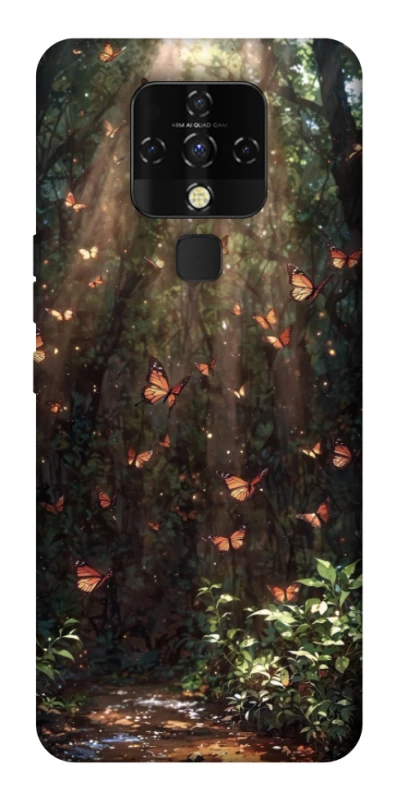 Чехол на TECNO Camon 16 SE butterfly фото 1 из 1