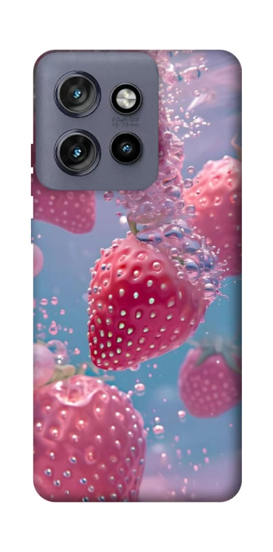 Чохол на Motorola Edge 50 Neo Полуниця в воді фото 1 з 1