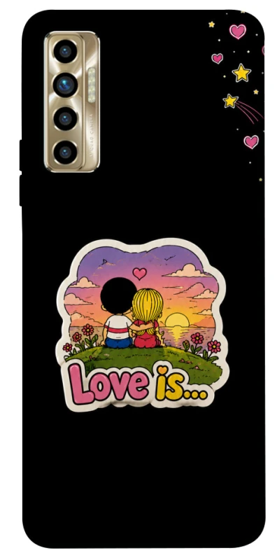 Чехол на TECNO Camon 17P Love is ver.5 фото 1 из 1