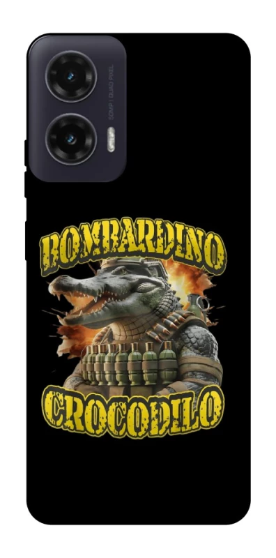 Чохол на Motorola Moto G35 Bombardino Crocodilo фото 1 з 1