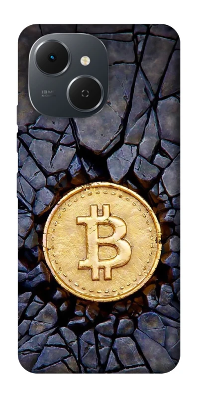Чохол на TECNO Spark 40C Bitcoin cracks фото 1 з 1