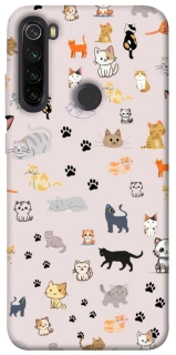 Чохол на Xiaomi Redmi Note 8T Cat style ver.1 фото 1 з 1