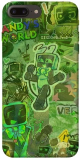 Чохол на Apple iPhone 7 plus / 8 plus Dandysworld tv green theme фото 1 з 1