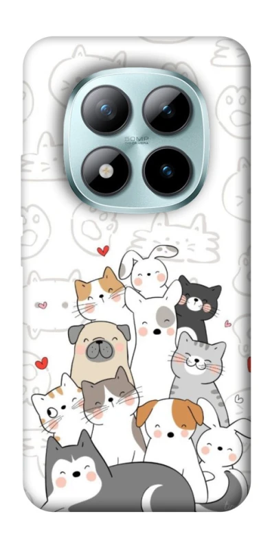 Чохол на Xiaomi Redmi Note 15 Pro+ 5G Funny Pets фото 1 з 1