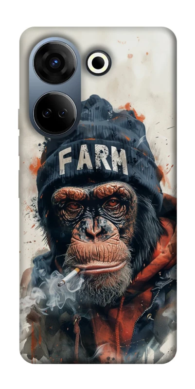 Чехол на TECNO Camon 20 Pro (CK7n) Шимпанзе v3 фото 1 из 1