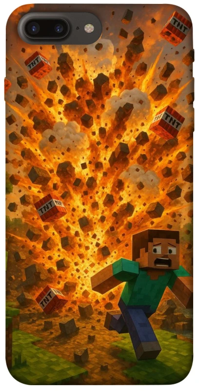 Чохол на Apple iPhone 7 plus / 8 plus Minecraft v7 фото 1 з 1