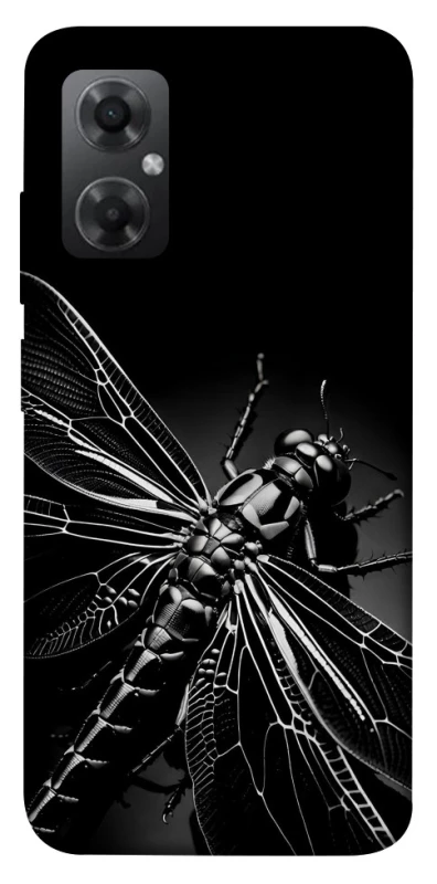 Чохол на Xiaomi Redmi Note 11R Black dragonfly фото 1 з 1